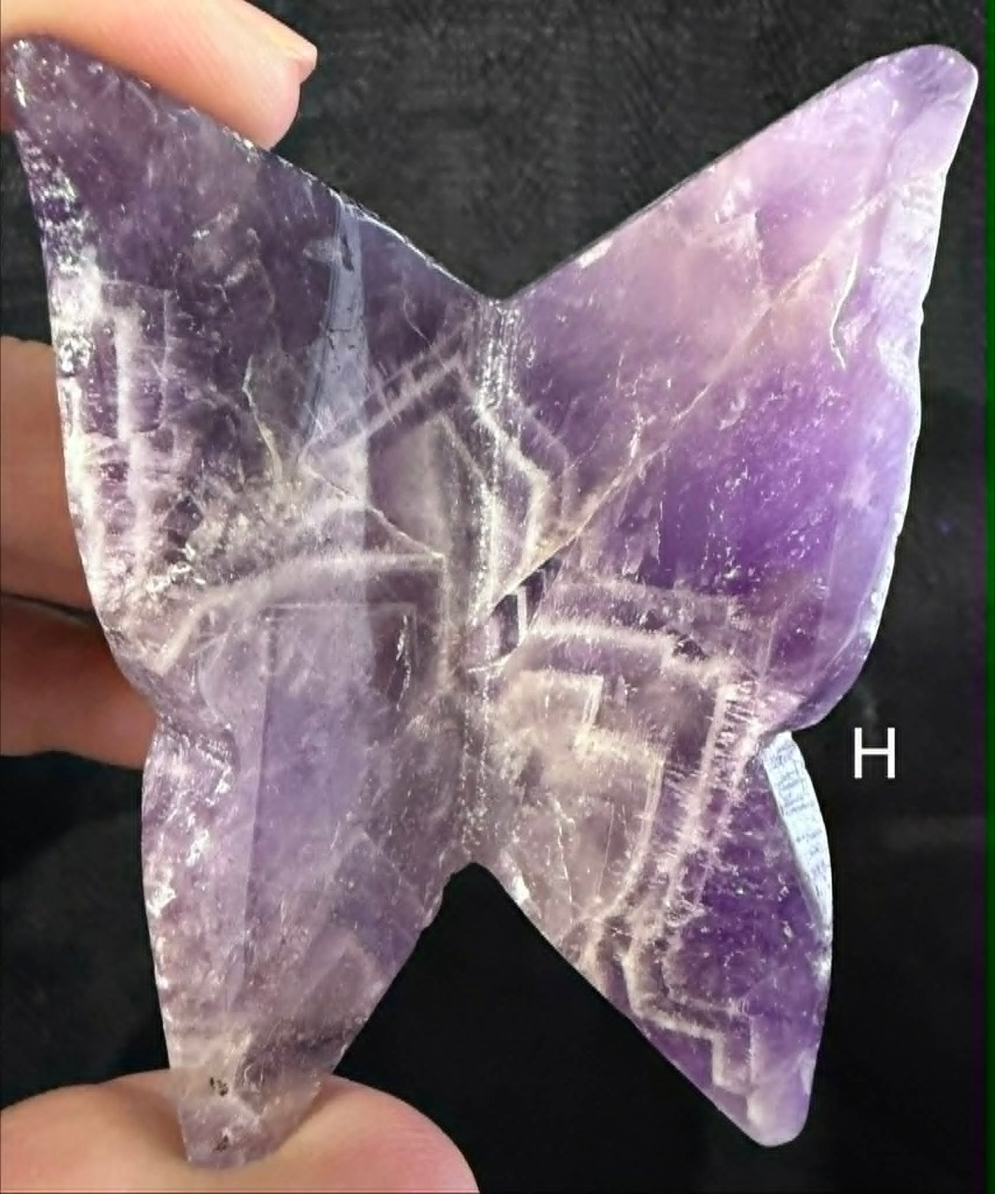 3D Crystal Butterfly Carving