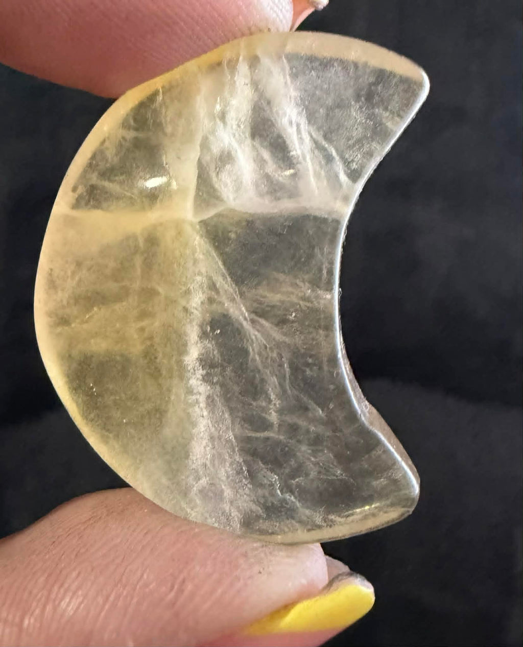 Medium Fluorite Moon Carvings