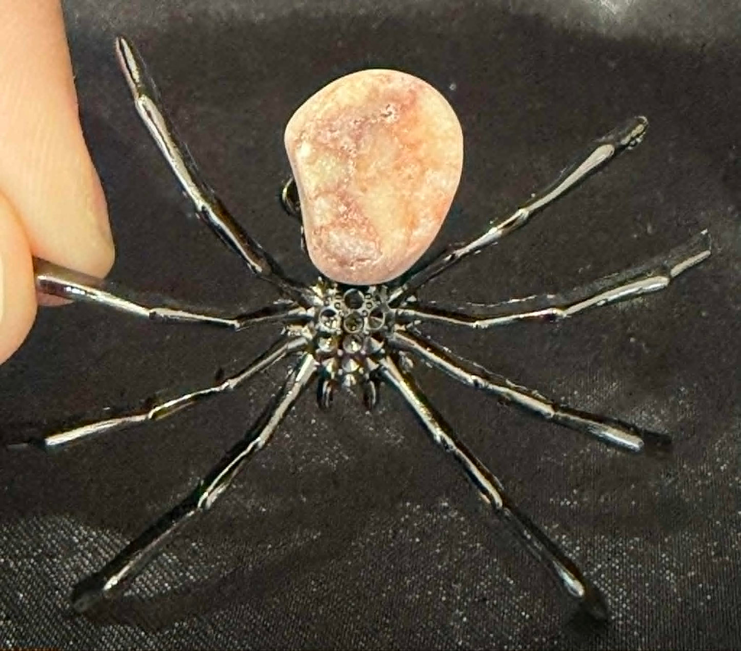 Metal & Crystal Spider