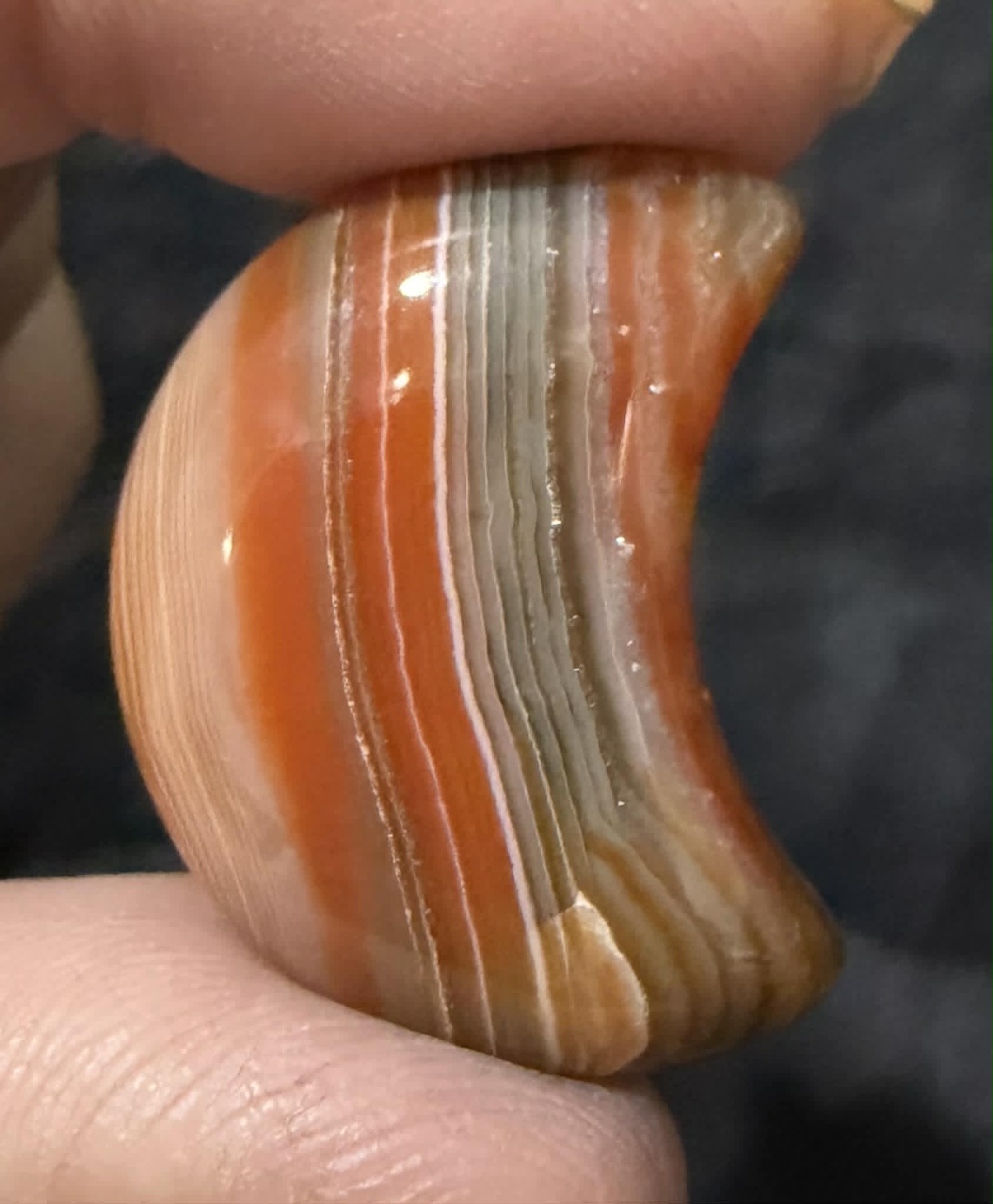 Sardonyx Moon Carvings