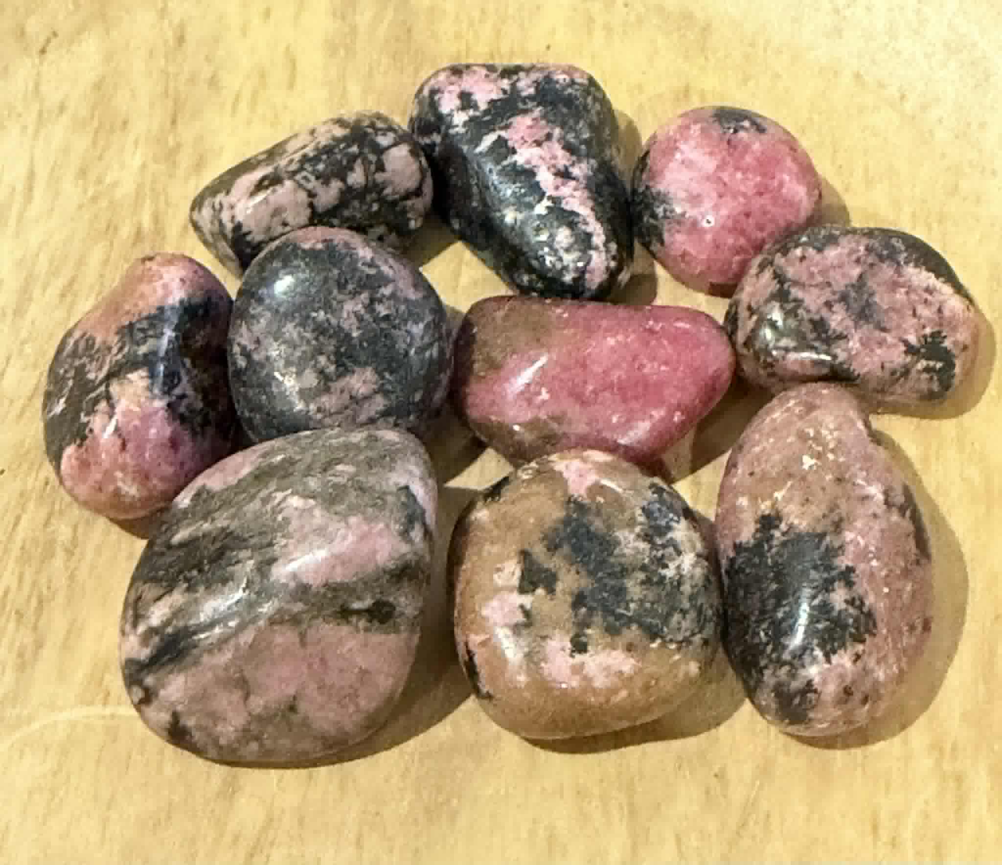 Rhodonite Tumbles