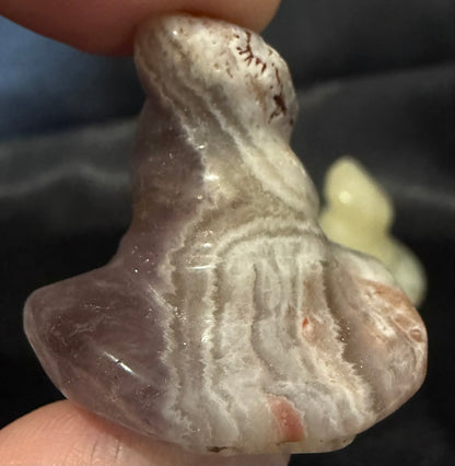 Crystal Witch's Hat Carving