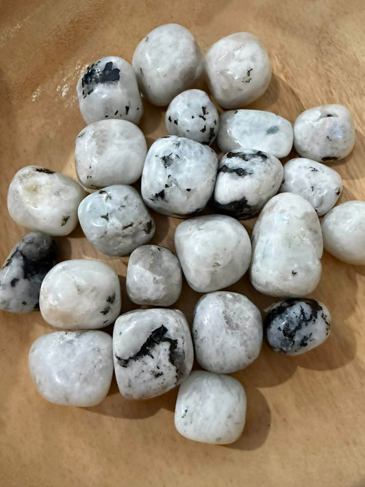 Rainbow Moonstone Tumbles