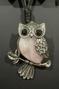 Crystal Owl Necklaces