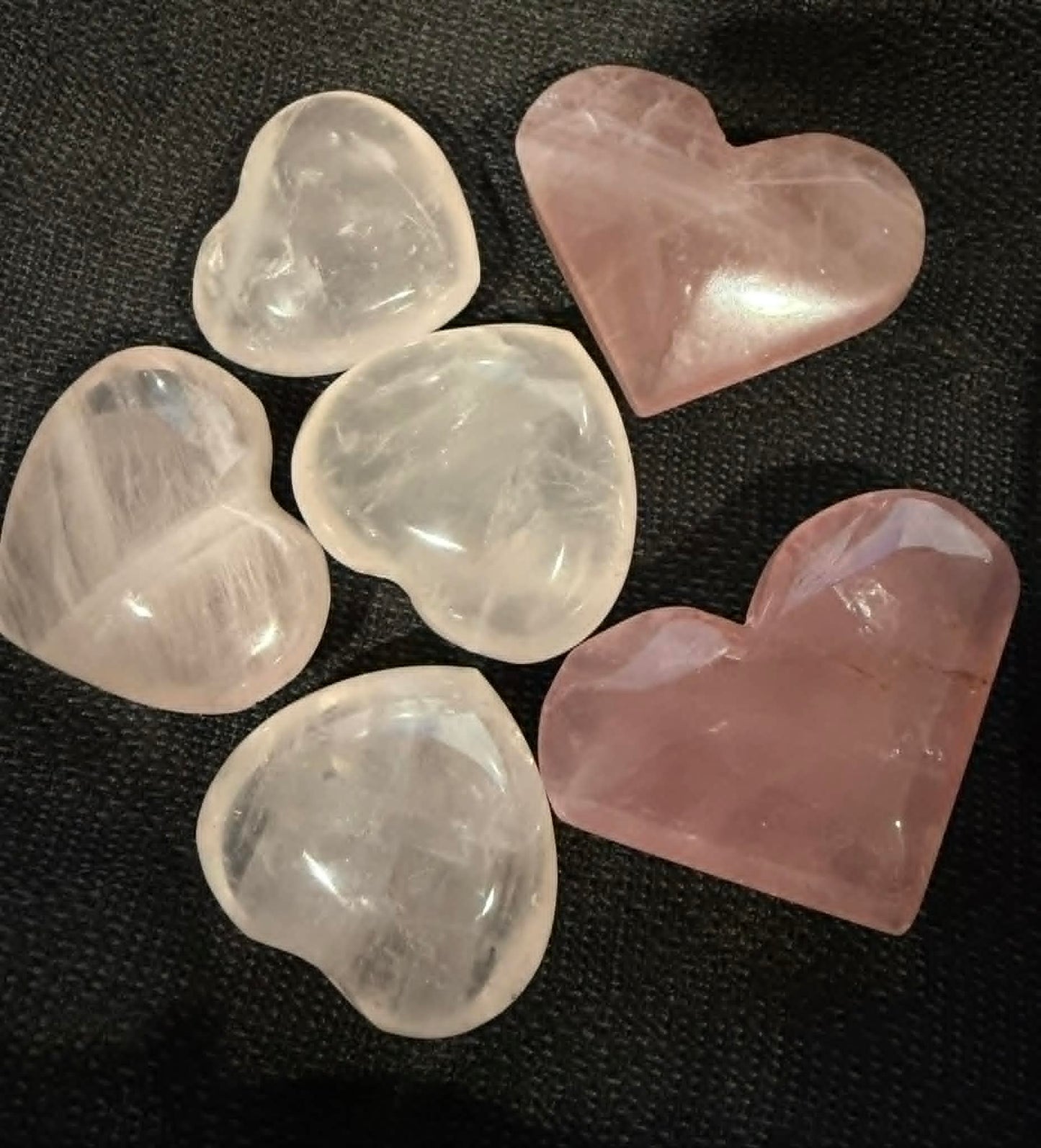 Rose Quartz Hearts
