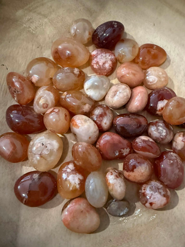 Flower Agate Tumbles