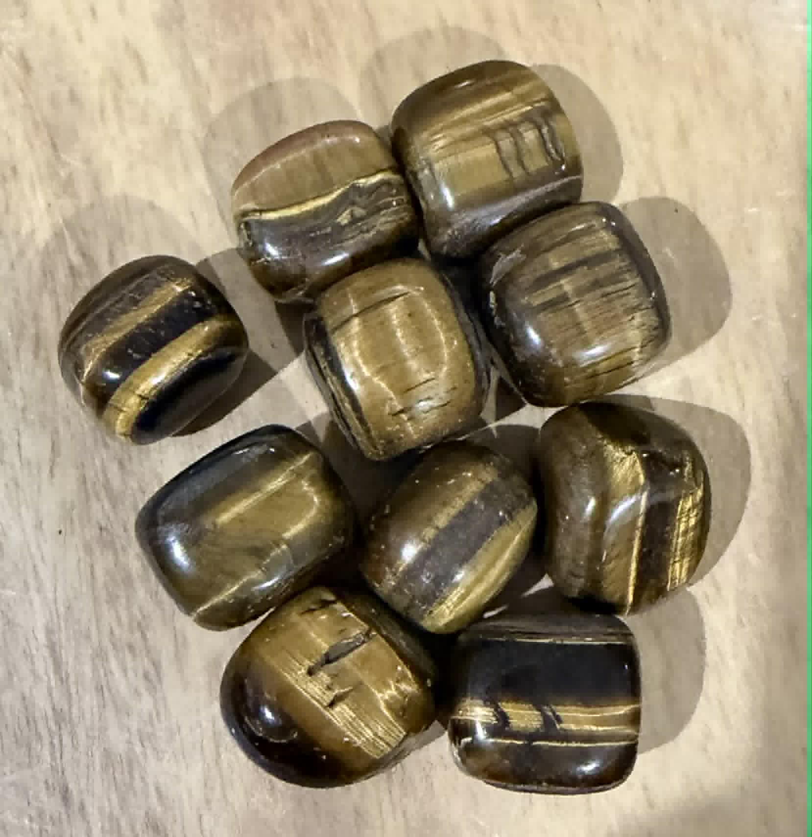 Tiger Eye Tumbles