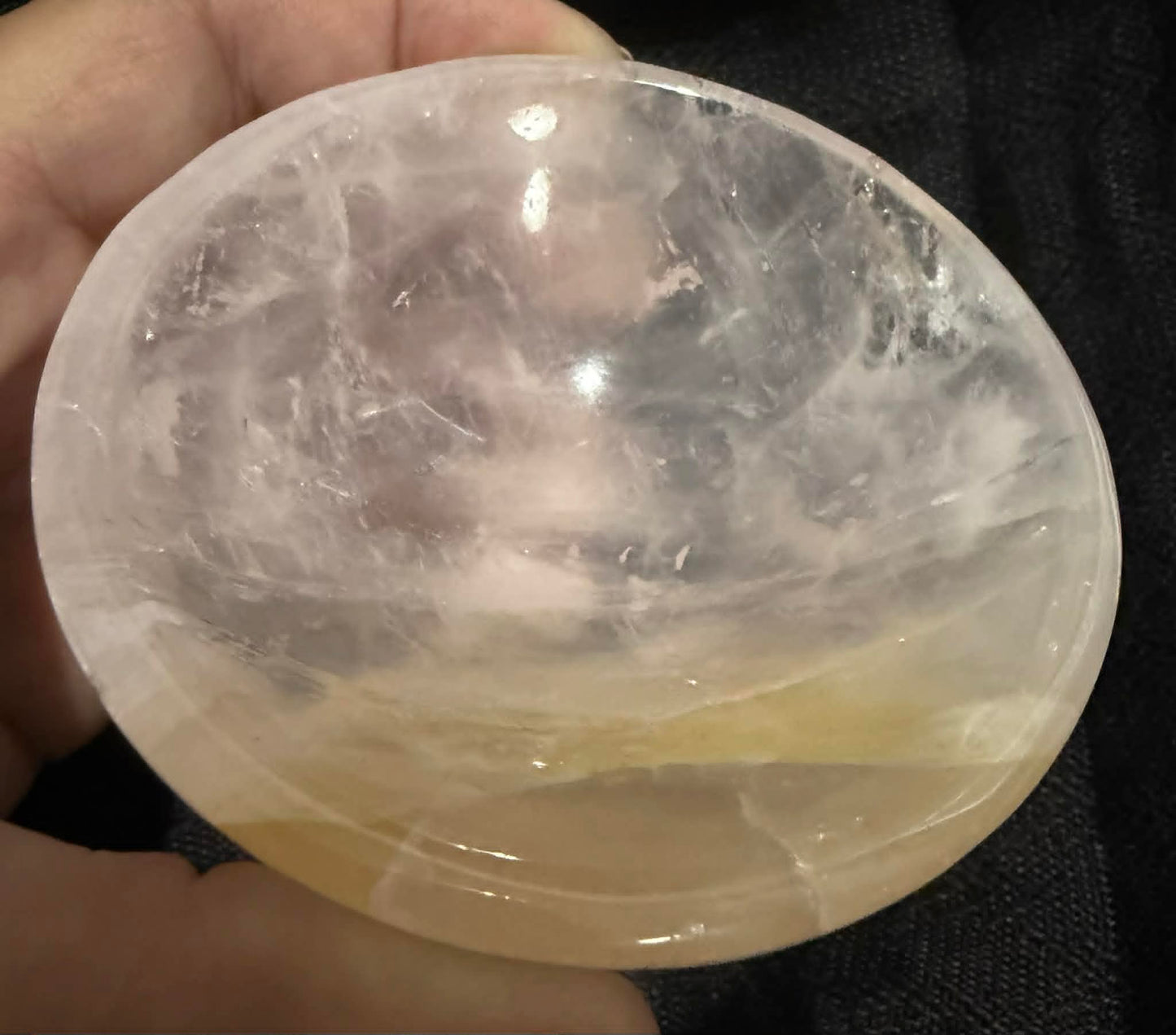 Rose Quartz Bowl / Sphere Holder