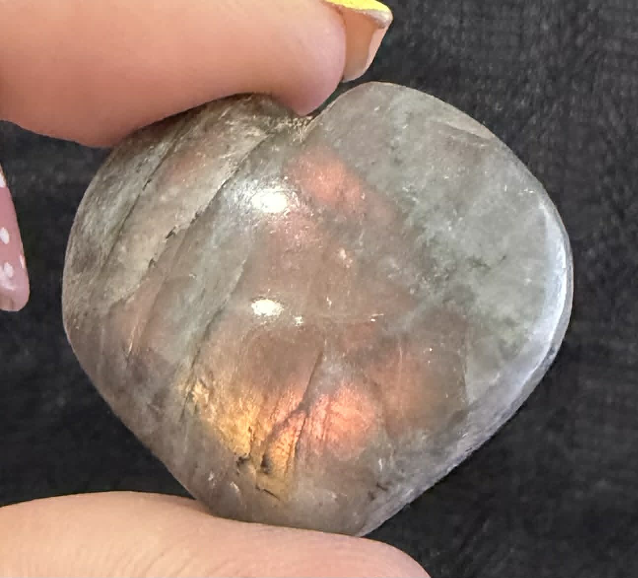 Labradorite Mini Hearts