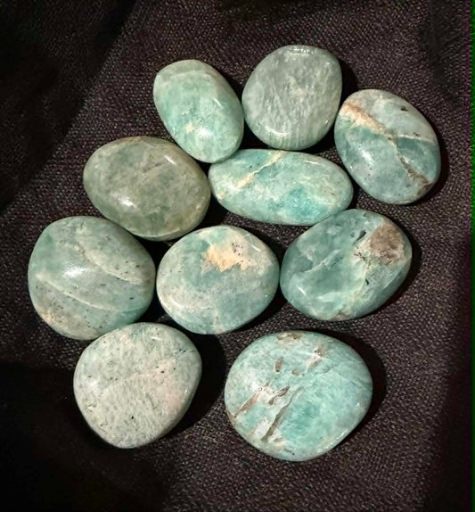 Amazonite Palm Stones