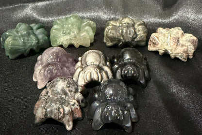 Mini Crystal Spiders